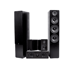 GERMAN AKUSTIC SET PARLANTES Hi-Fi HTS-707 BLACK