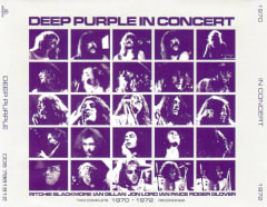 Deep Purple In Concert CD