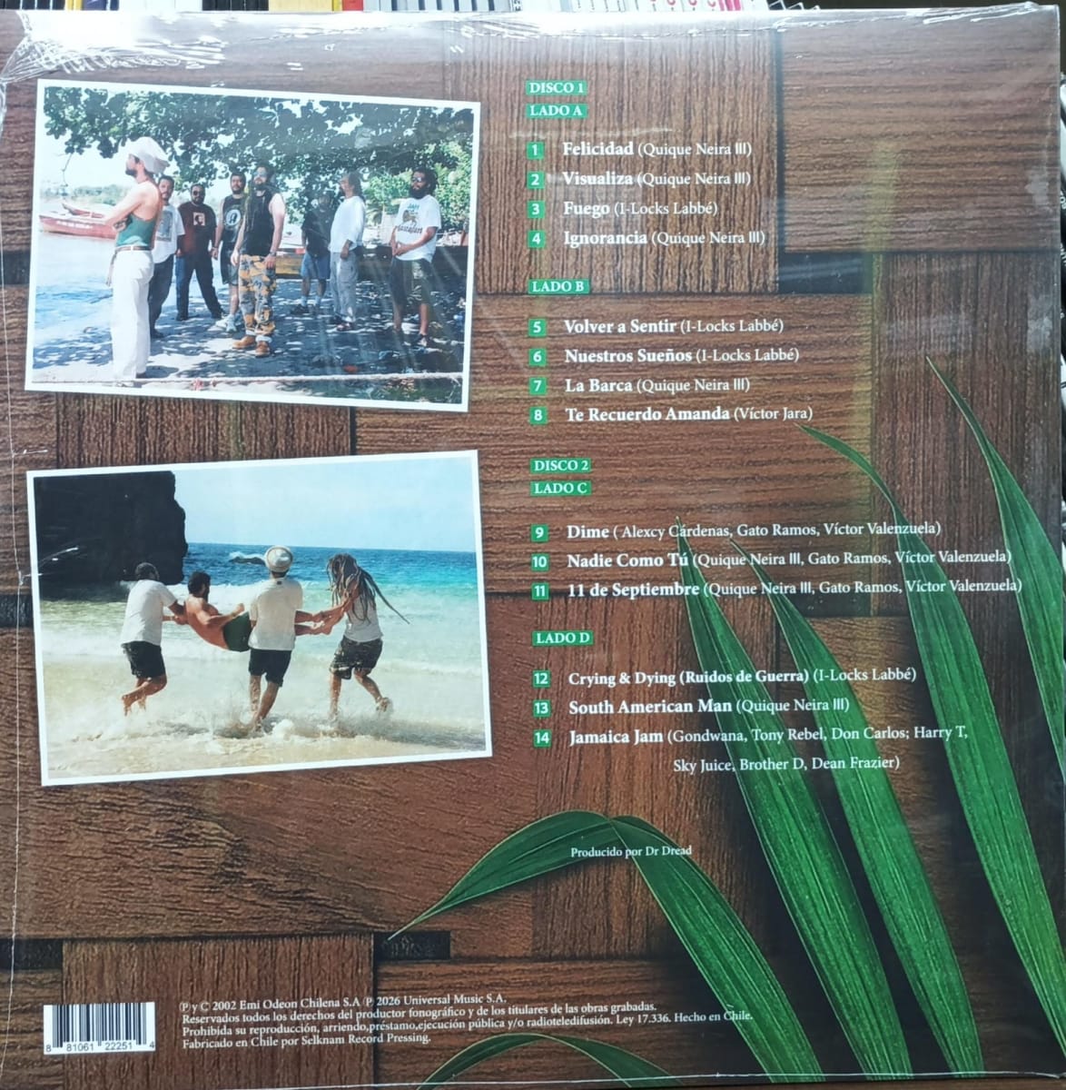 GONDWANA MADE IN JAMAICA VINILO2