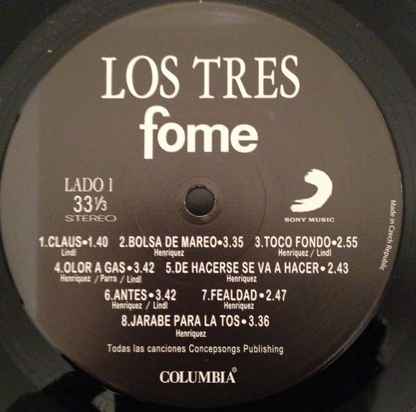 Los Tres Fome Vinilo3