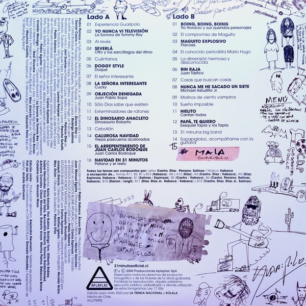 31 Minutos 31 Canciones De Amor Vinilo2