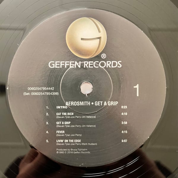 Vinilo AEROSMITH GET A GRIP3