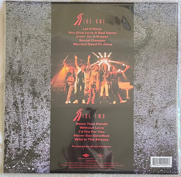 Bon Jovi Slippery When Wet Vinilo2