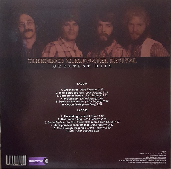 Creedence Clearwater Revival Greatest Hits vinilo2