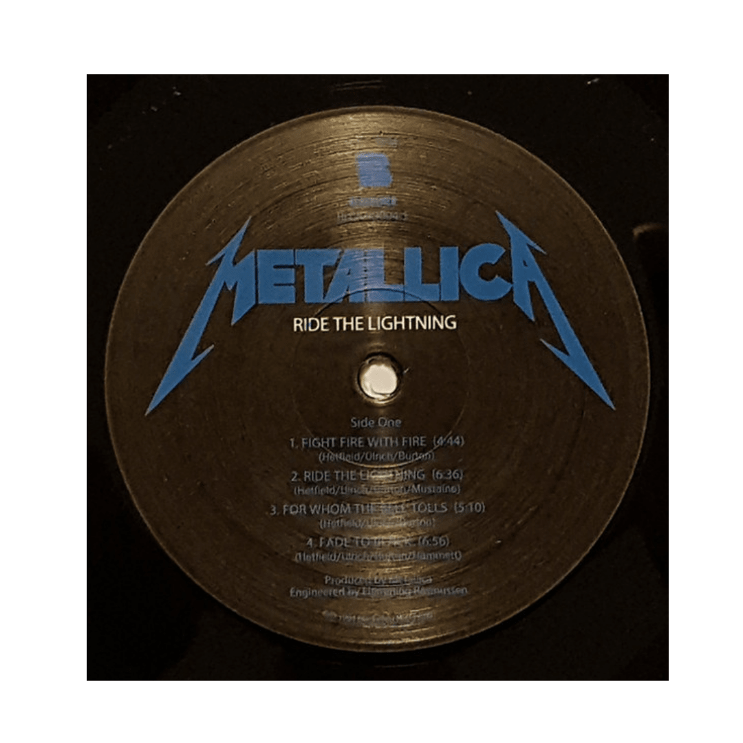 Metallica Ride The Lightning  Vinilo3