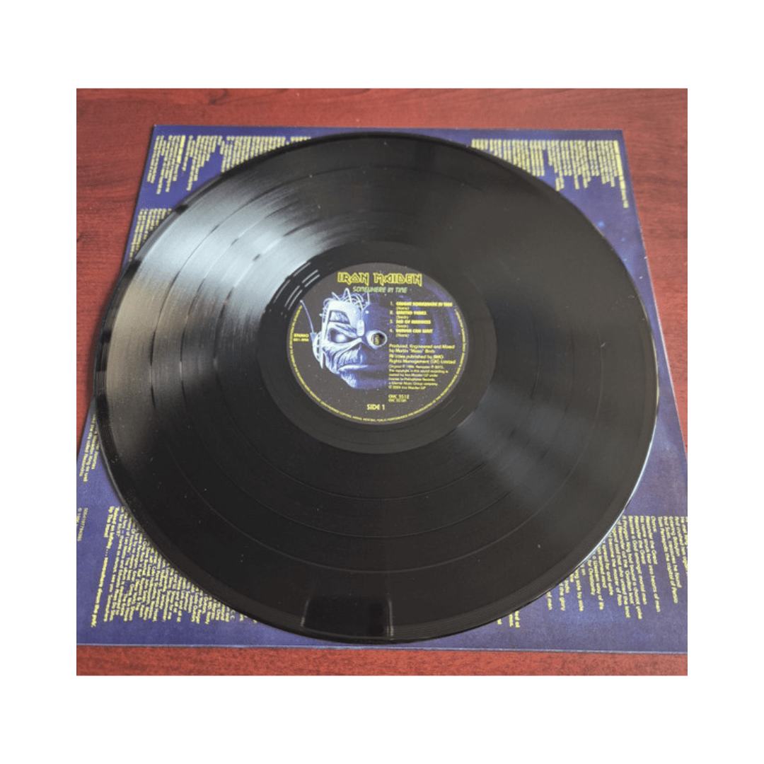 Iron Maiden Somewhere in Time Vinilo4