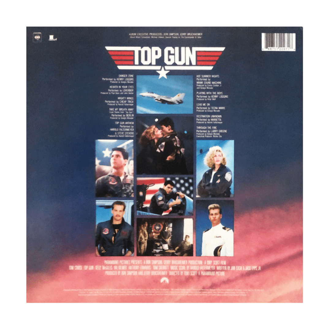 Vinilo Top Gun Original Motion Picture Soundtrack Sellado4