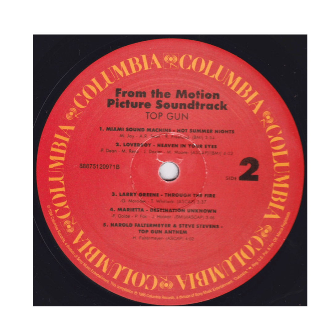 Top Gun Original Motion Picture Soundtrack Sellado Vinilo2