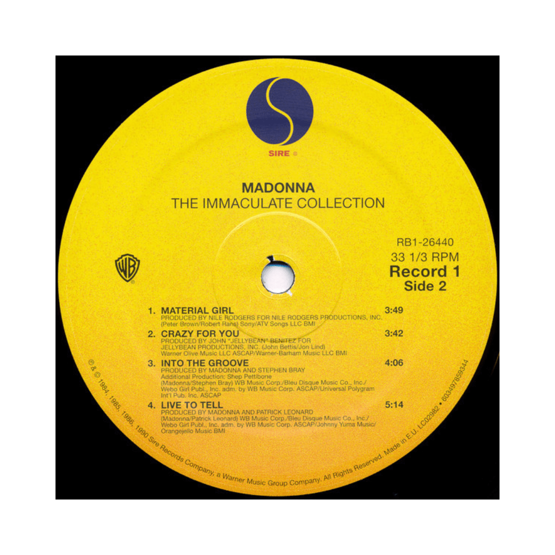 Madonna The Immaculate Collection 2 Lp Vinilo4