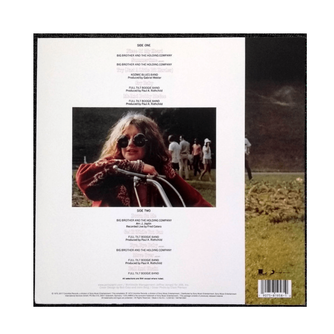 JOPLIN,JANIS GREATEST HITS (150G/DL CARD) Vinilo2