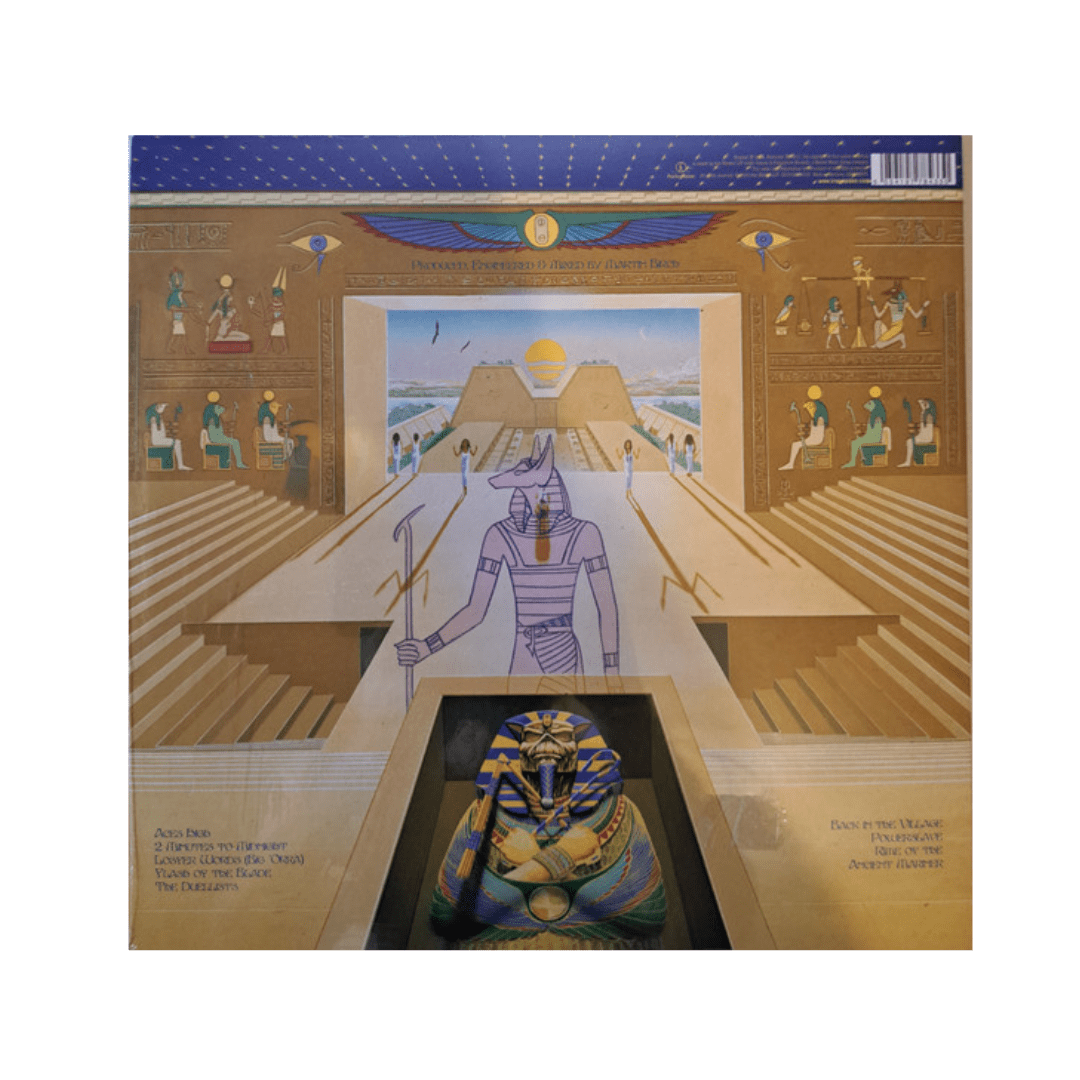 Iron Maiden Powerslave Vinilo2