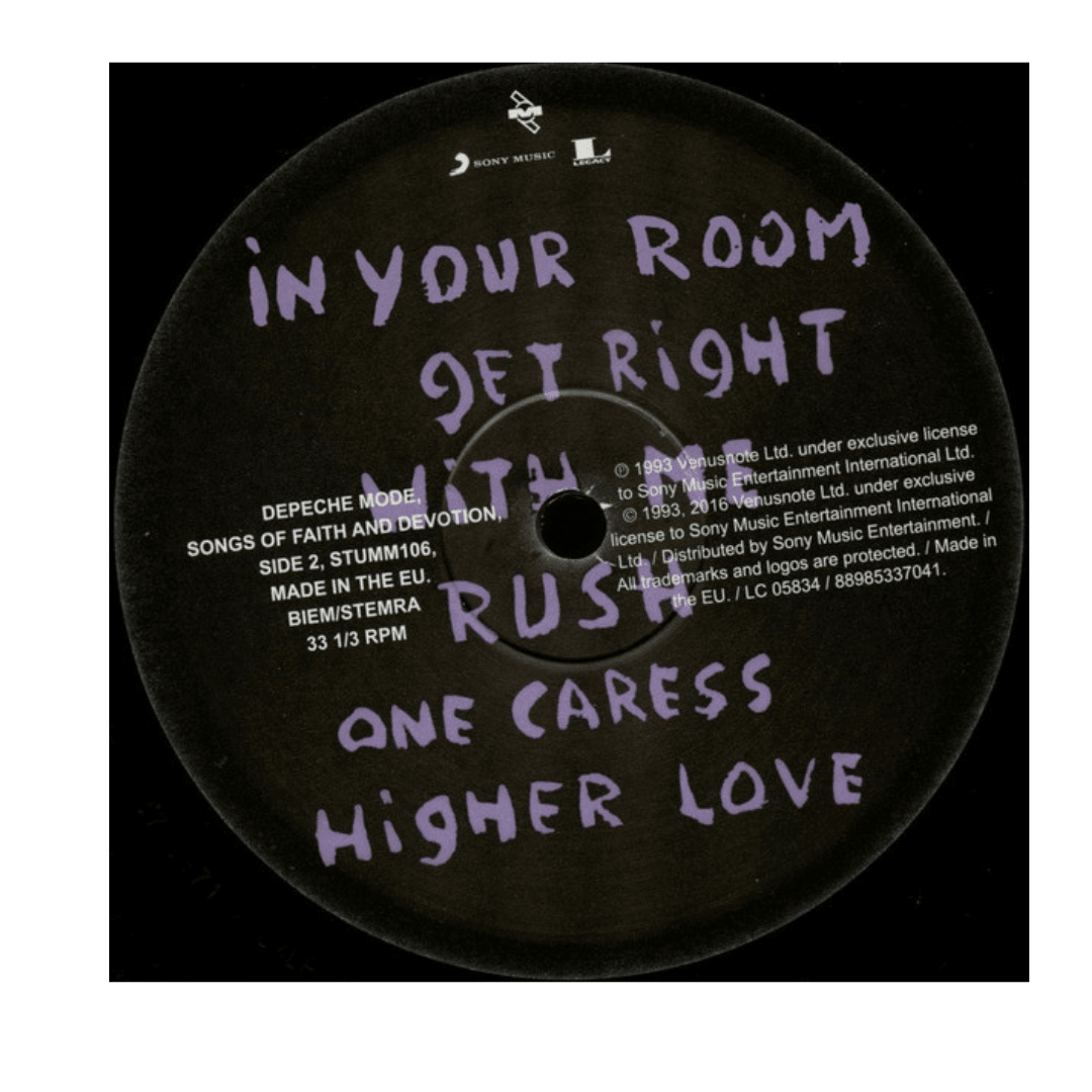 Depeche Mode Songs Of Faith And Devotion Vinilo4