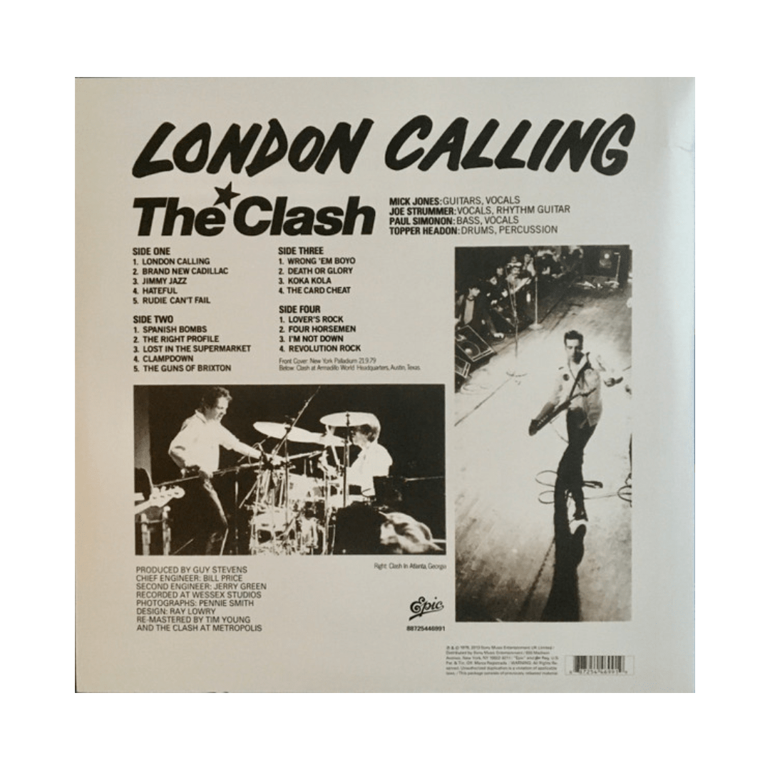 The Clash London Calling Vinilo2
