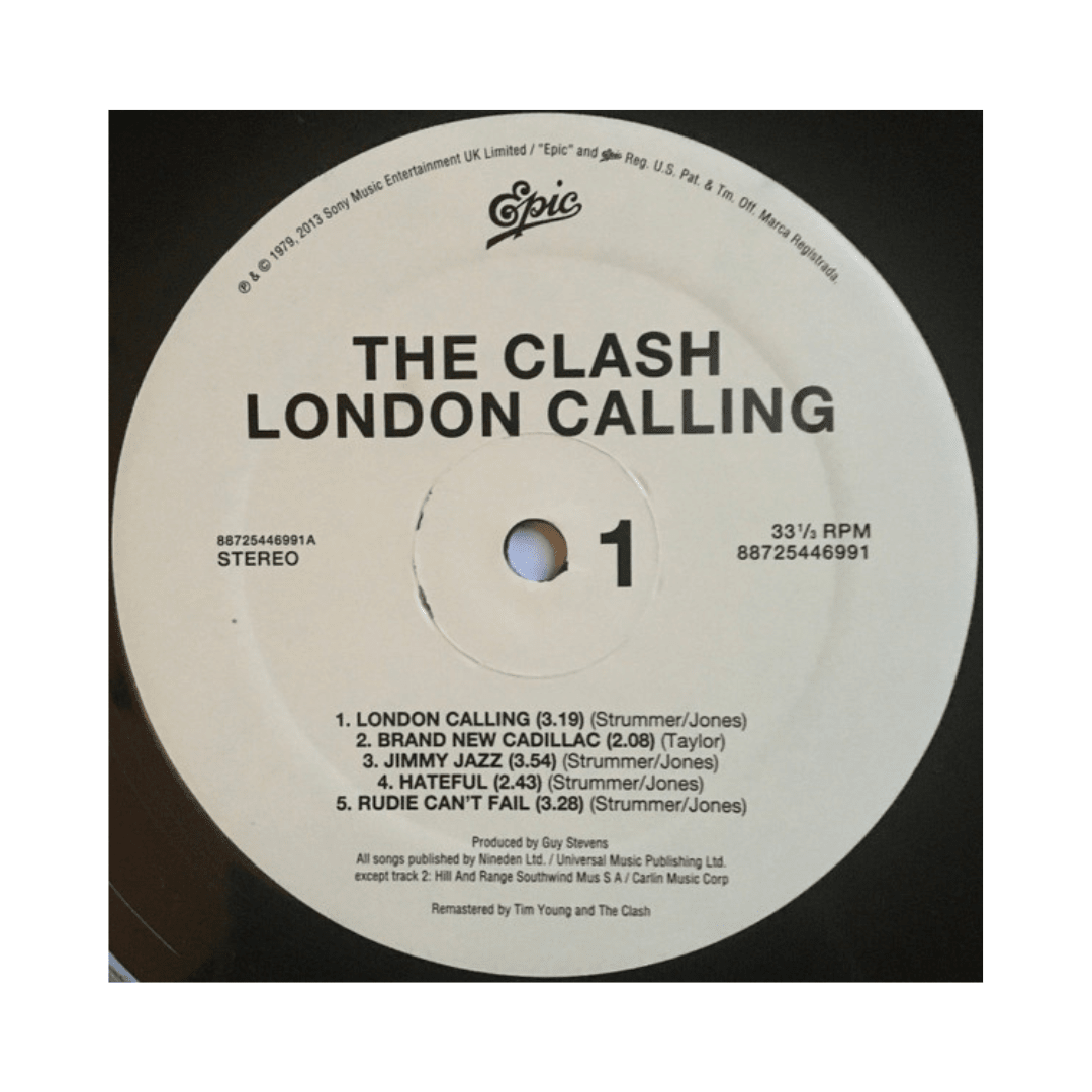 The Clash London Calling Vinilo3
