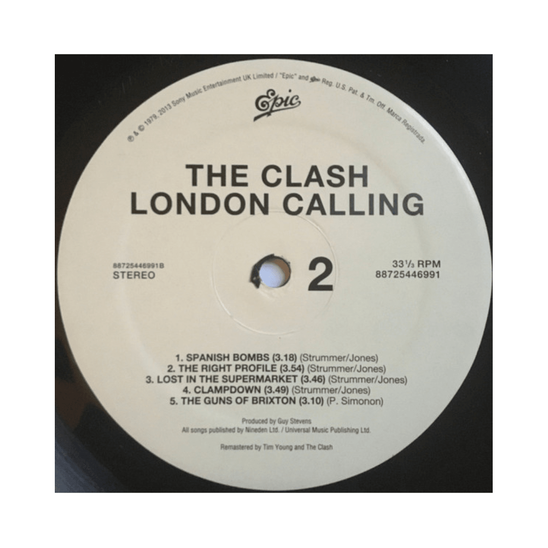 The Clash London Calling Vinilo4