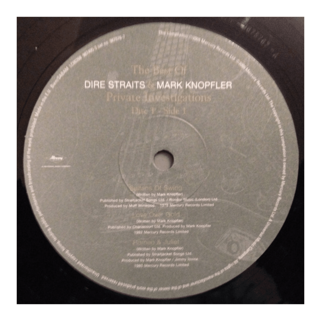 Vinilo Dire Straits & Mark Knopfler Private Investigations3