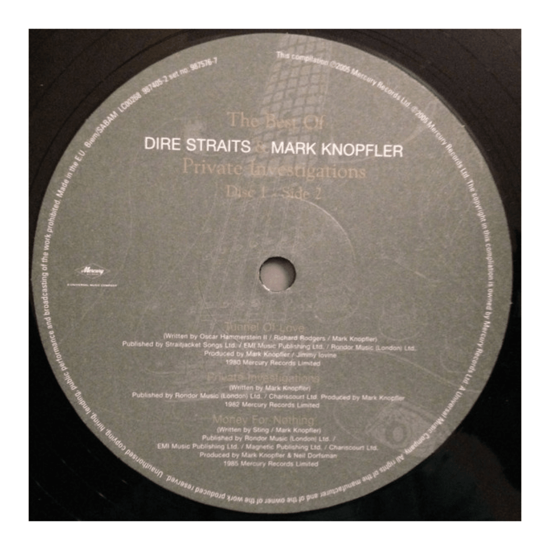 Dire Straits & Mark Knopfler Private Investigations Vinyl4