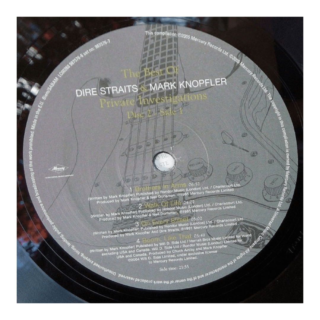 Dire Straits & Mark Knopfler Private Investigations Vinyl5