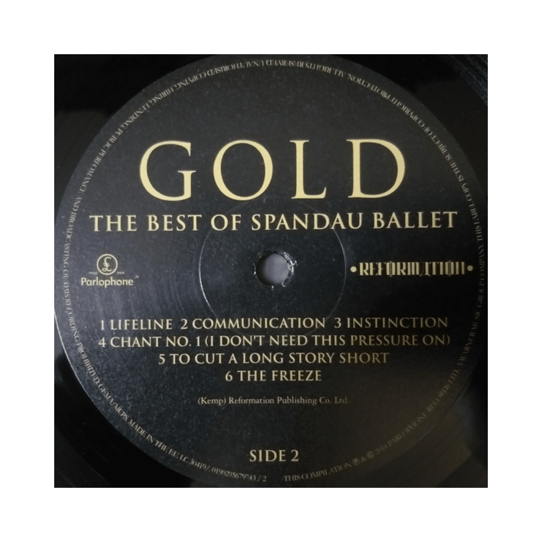 Spandau Ballet Gold The Best Of Spandau Vinilo4