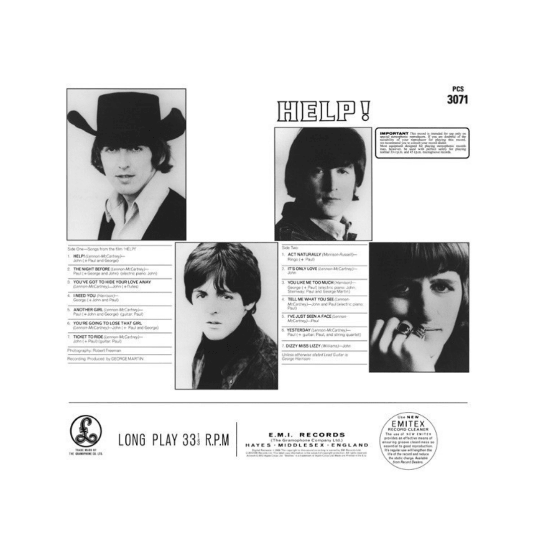 The Beatles Help! Vinilo2