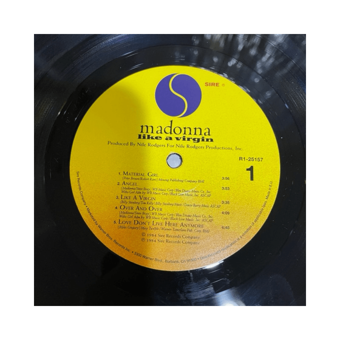 Madonna Like A Virgin Vinilo4