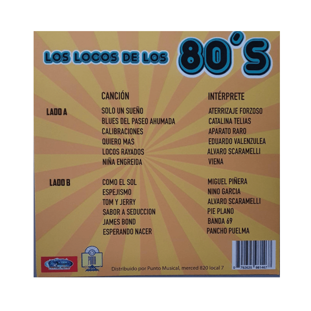 Vinilo Los Locos Por Los 80s3