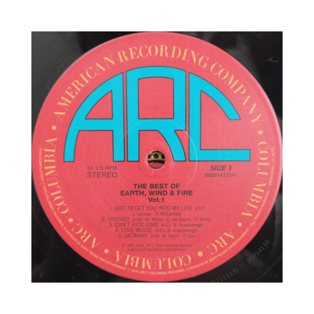 Earth, Wind & Fire The Best Of Vol 1 Vinilo3