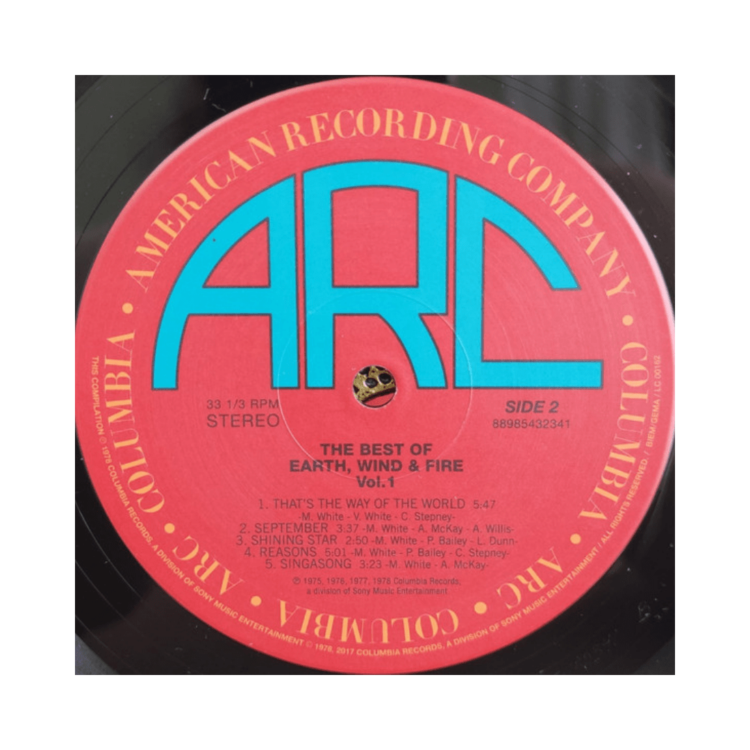 Earth, Wind & Fire The Best Of Vol 1 Vinilo4