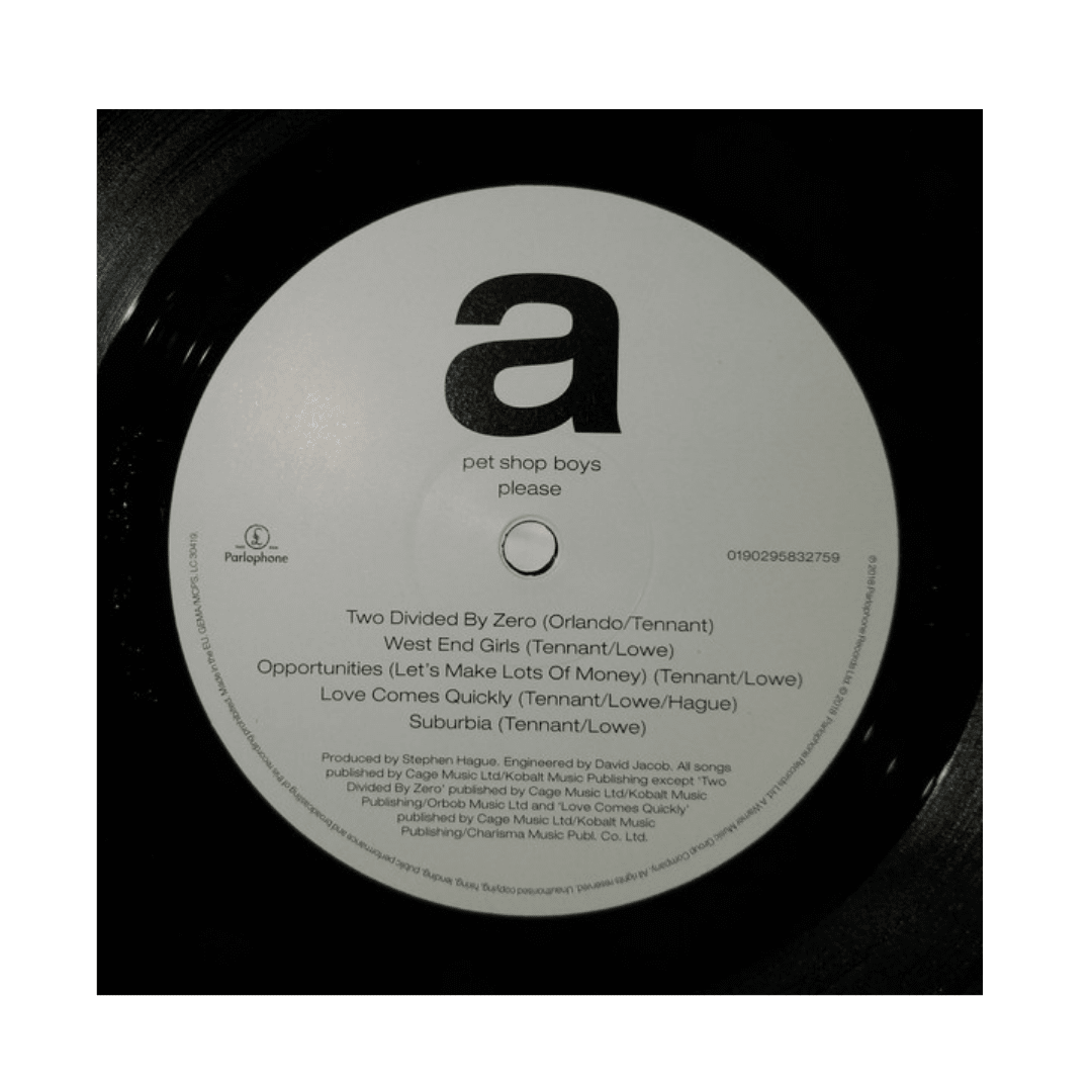 Pet Shop Boys Please Vinilo4