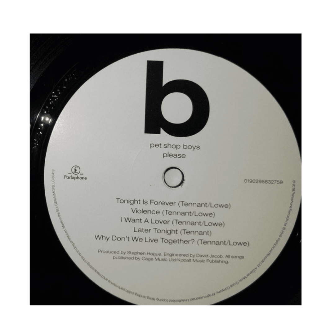 Pet Shop Boys Please Vinilo5