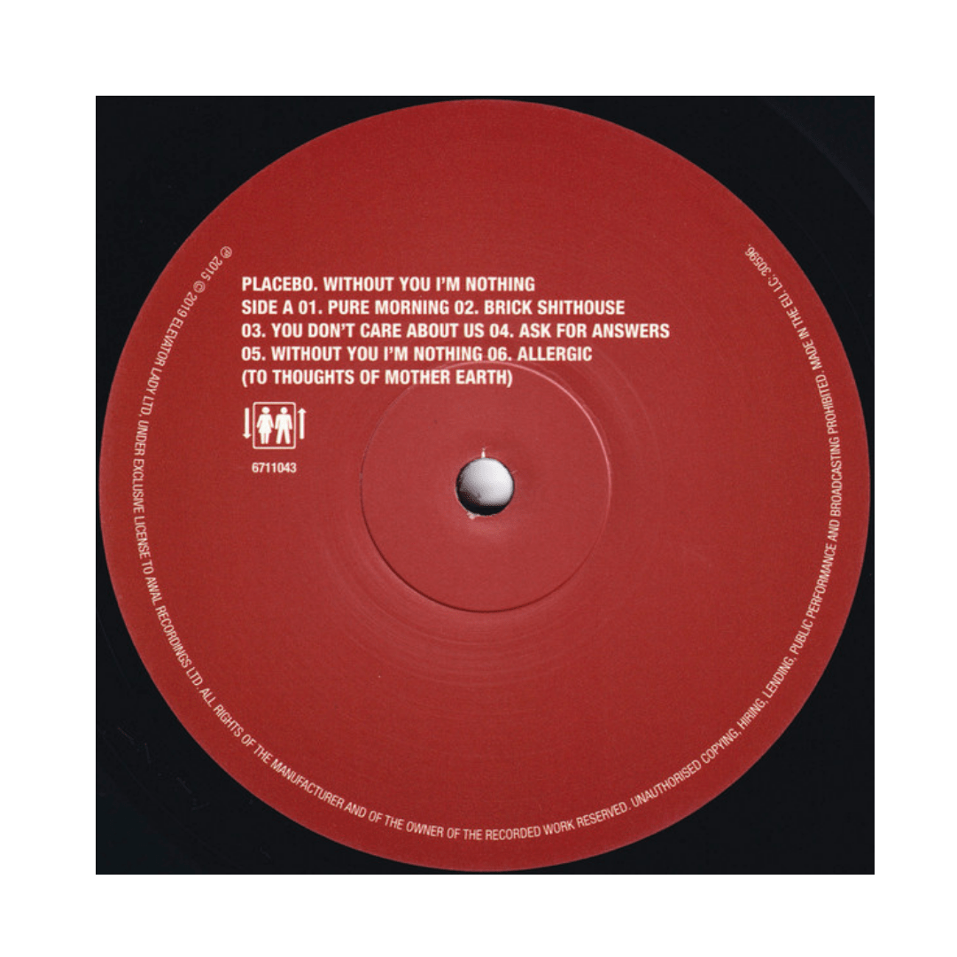 Placebo Without You I'm Nothing Vinilo3