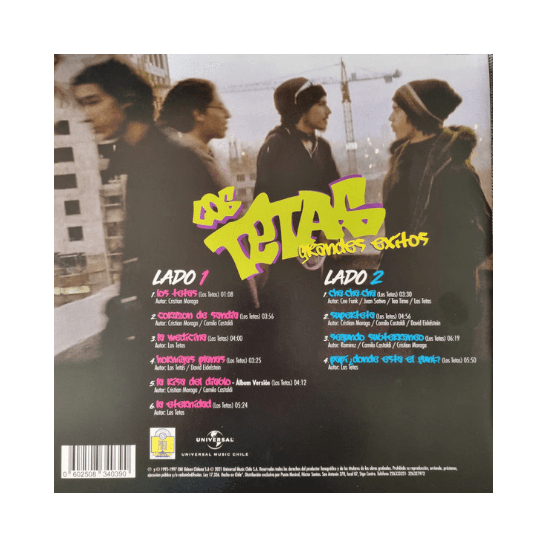 Los Tetas Grandes Exitos Vinilo2