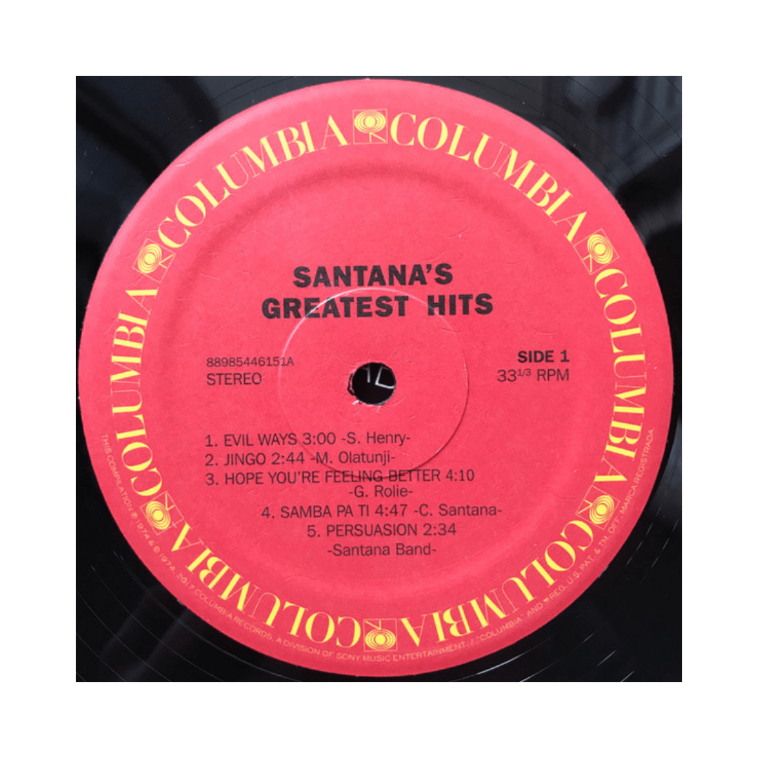 Santana Santana's Greatest Hits Vinilo3
