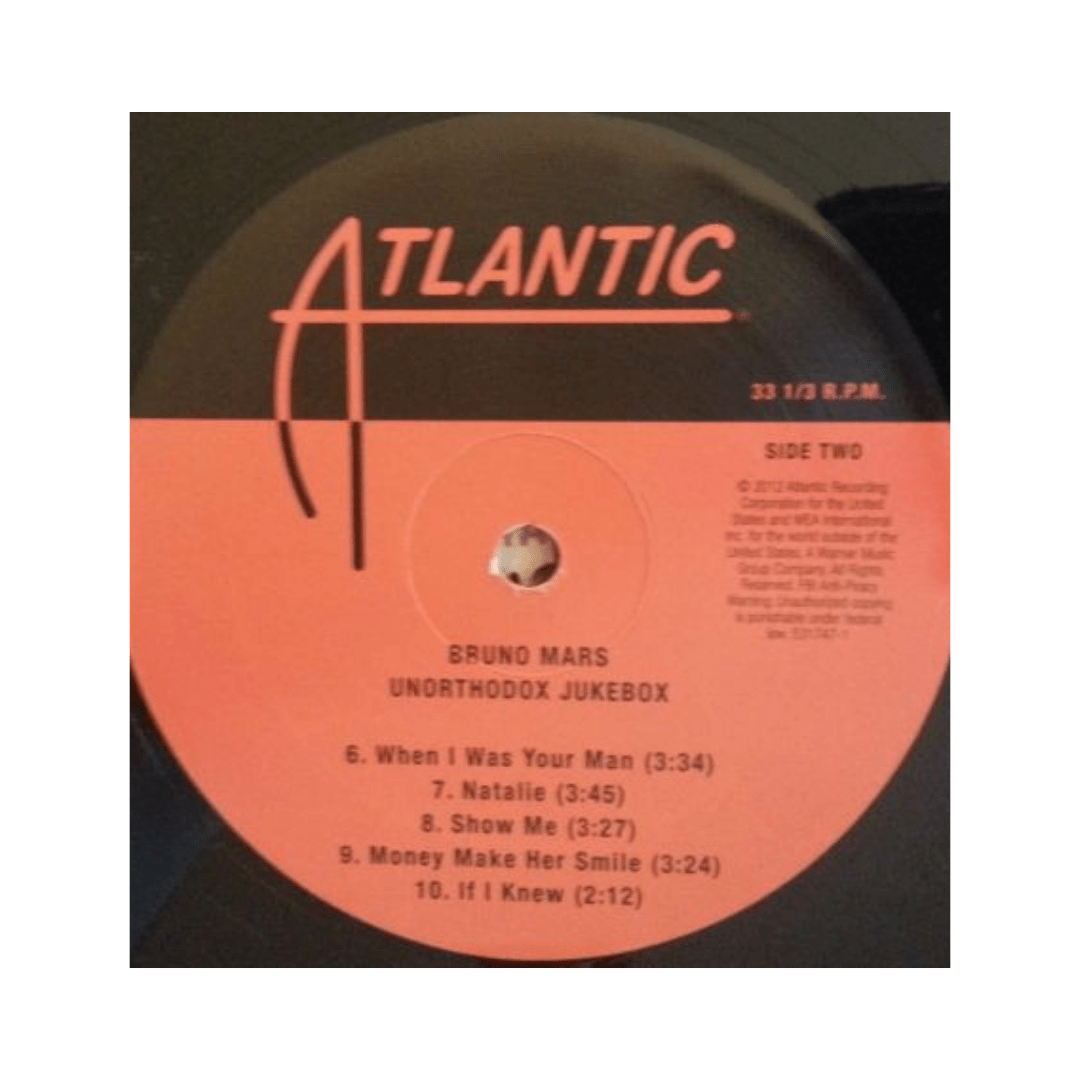 Bruno Mars Unorthodox Jukebox Vinilo4