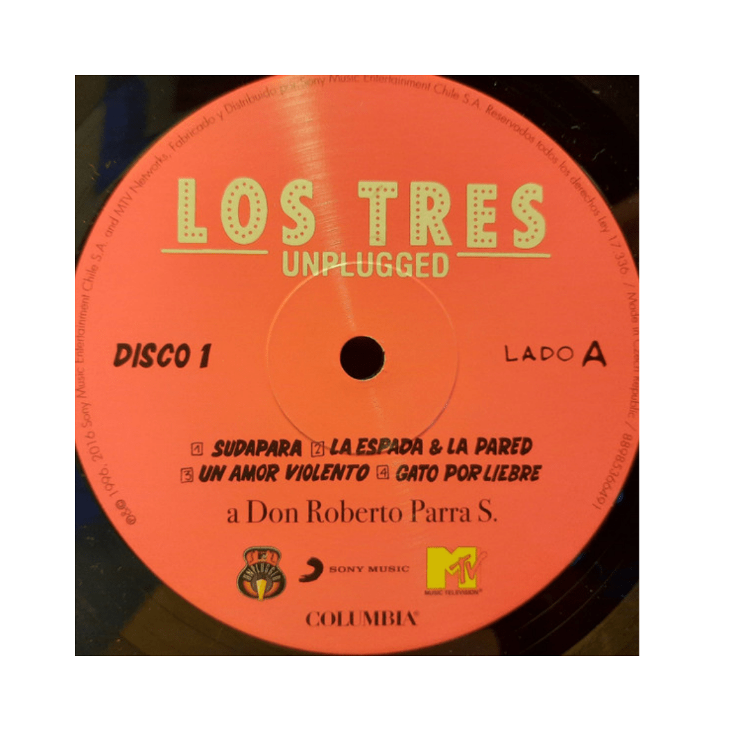 Los Tres Unplugged 2 Lp Vinilo3