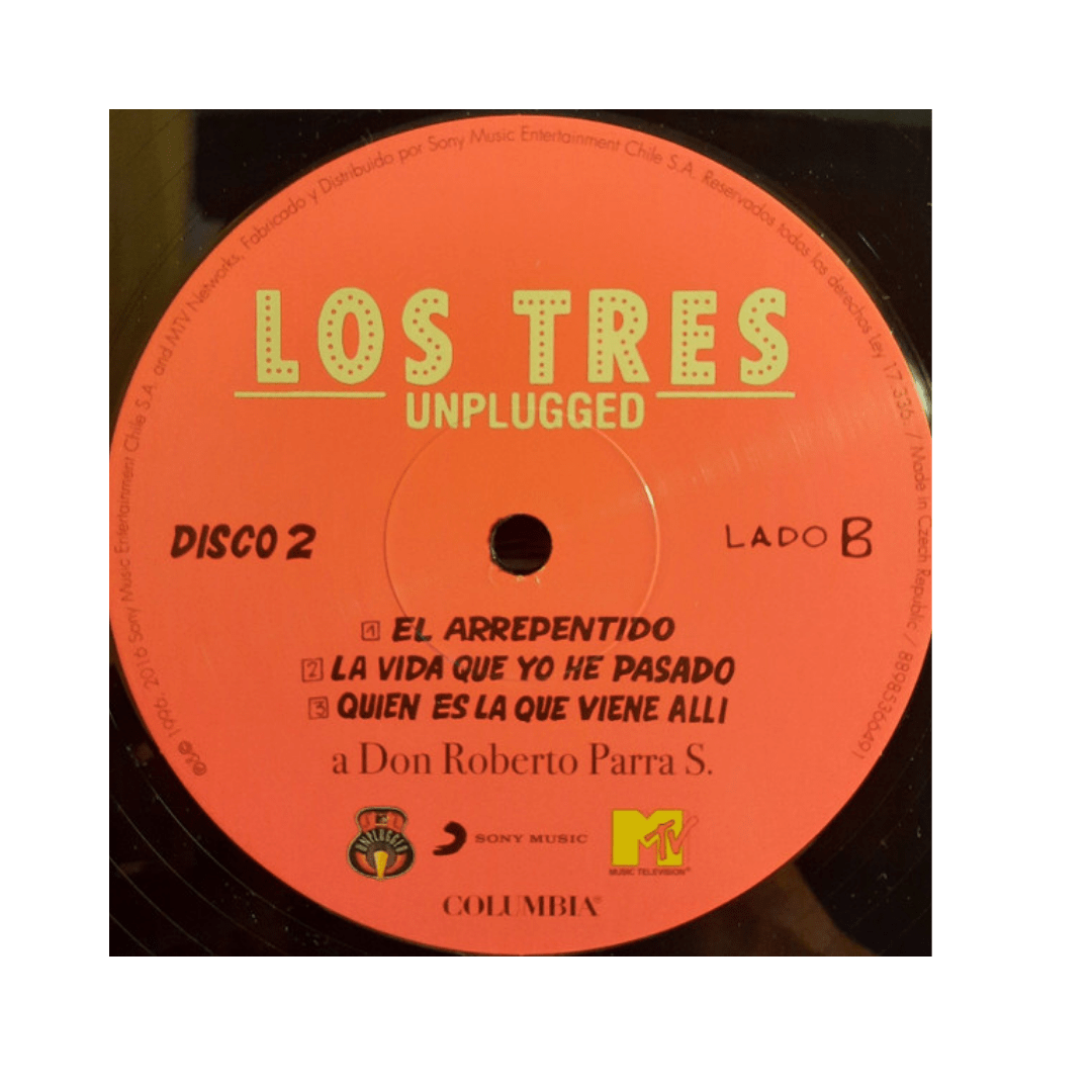 Vinilo Los Tres Unplugged 2 Lp6