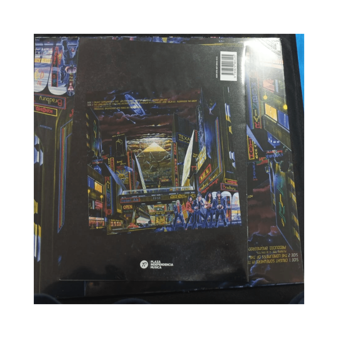 Iron Maiden Somewhere In Time + Libro Vinilo2