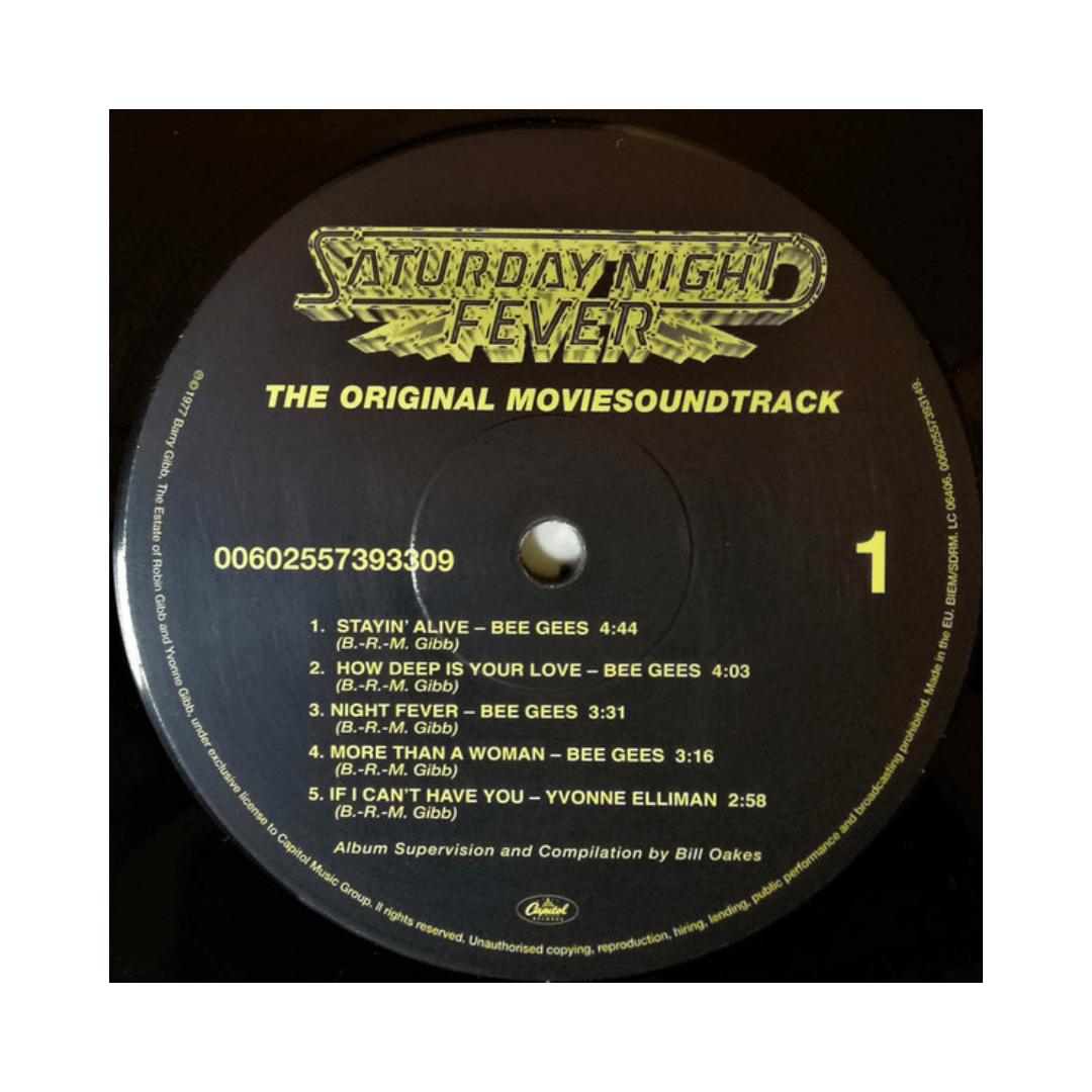 Vinilo Saturday Night Fever3