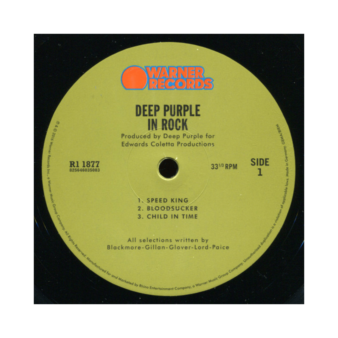 Deep Purple Deep Purple In Rock Vinilo2