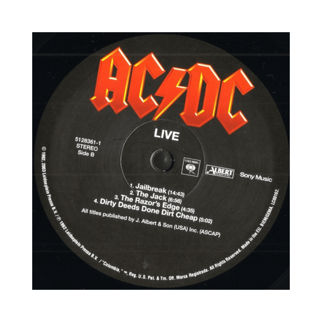 Ac/dc Live 92 Ltd. 2 Lp Vinilo4
