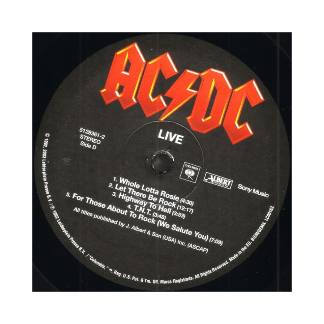 Ac/dc Live 92 Ltd. 2 Lp Vinilo6