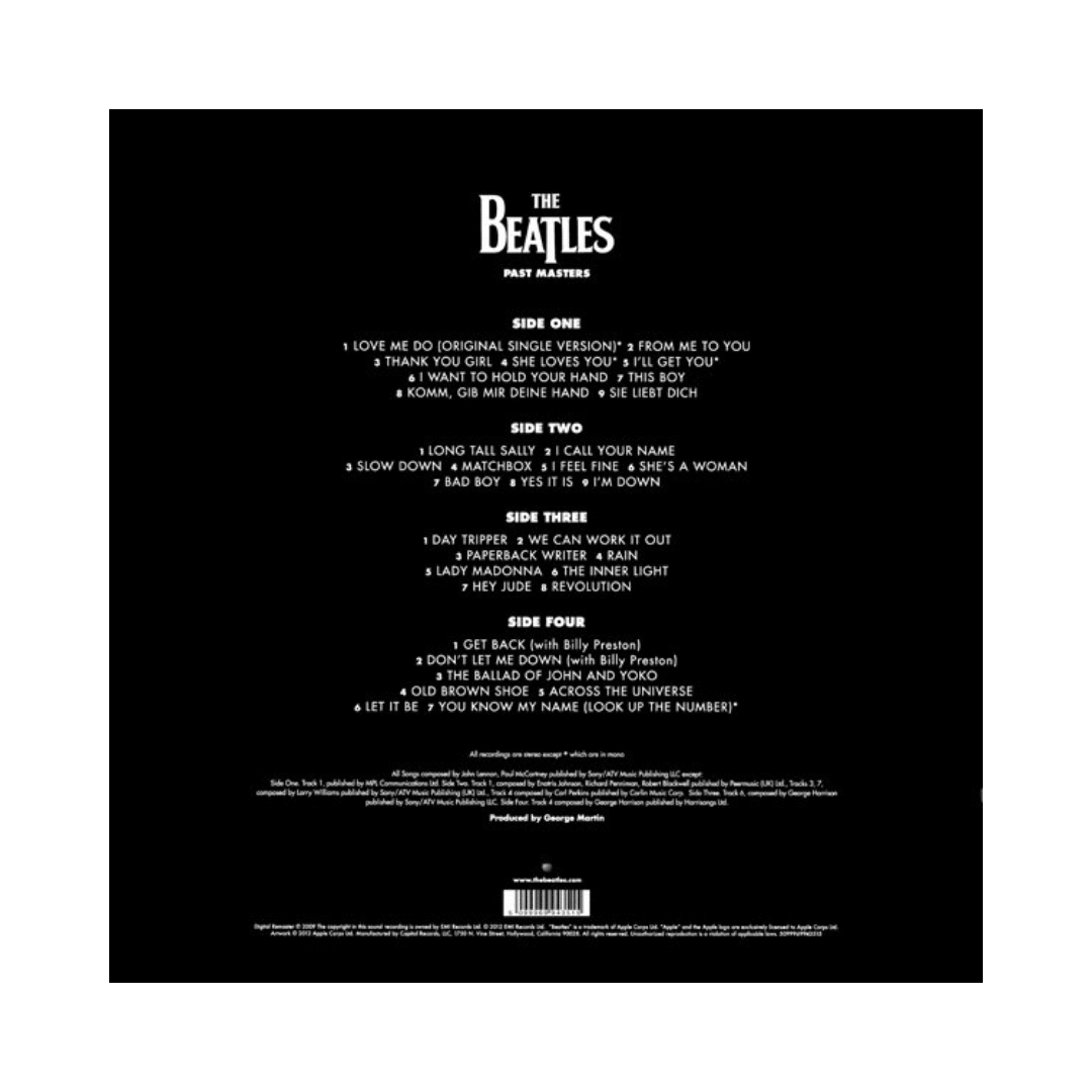 The Beatles Past Masters 2 Lp Vinilo2