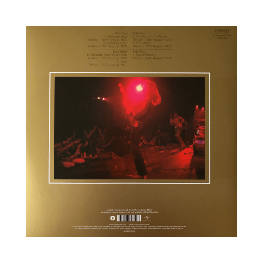 Deep Purple Made In Japan 2 Lp Vinilo2