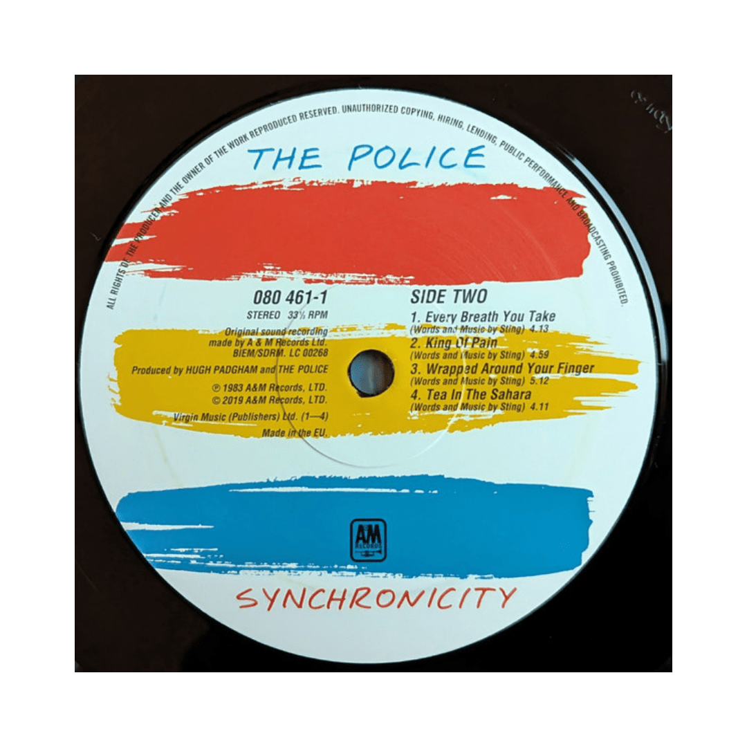 The Police Synchronicity Vinilo3