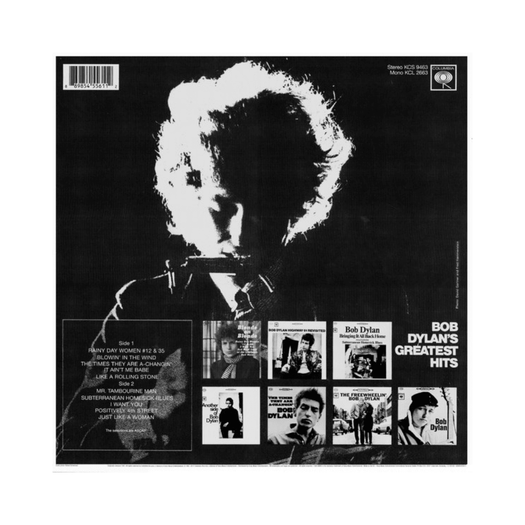 Bob Dylan Bob Dylan's Greatest Hits Vinilo2