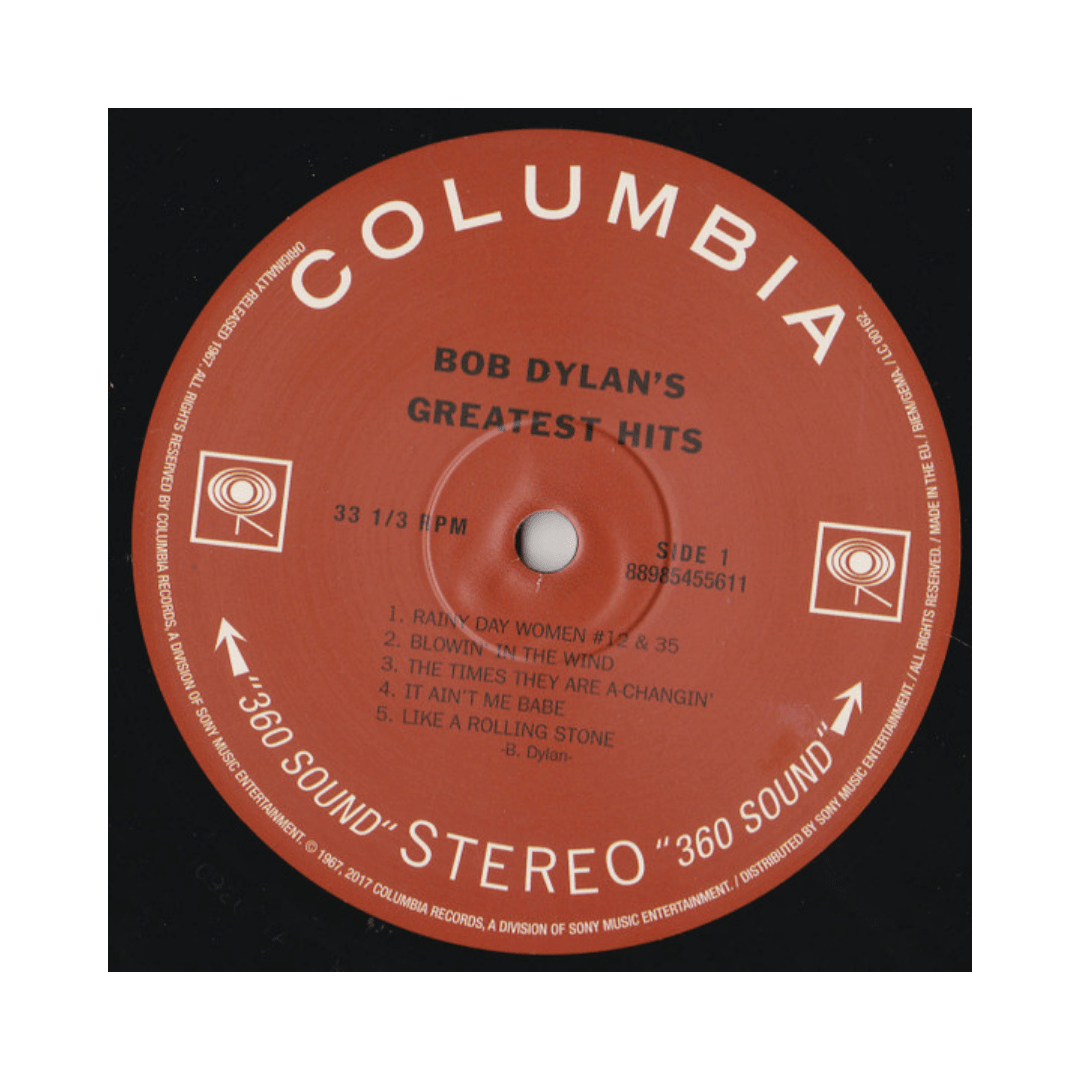 Bob Dylan Bob Dylan's Greatest Hits Vinilo3