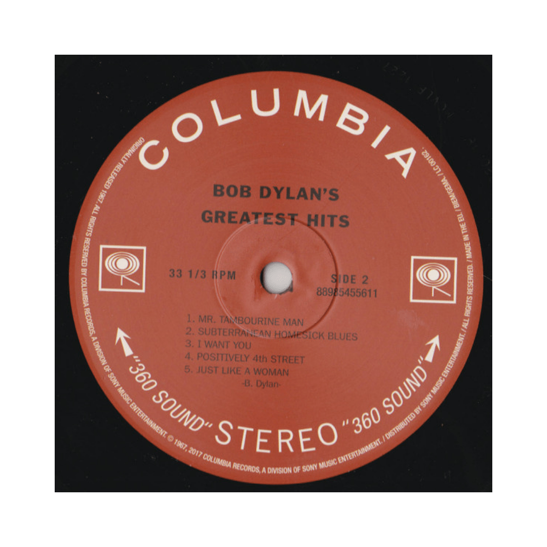 Bob Dylan Bob Dylan's Greatest Hits Vinilo4