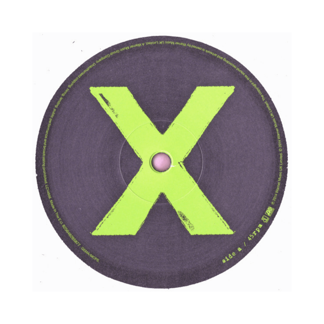 Ed Sheeran X Vinilo3