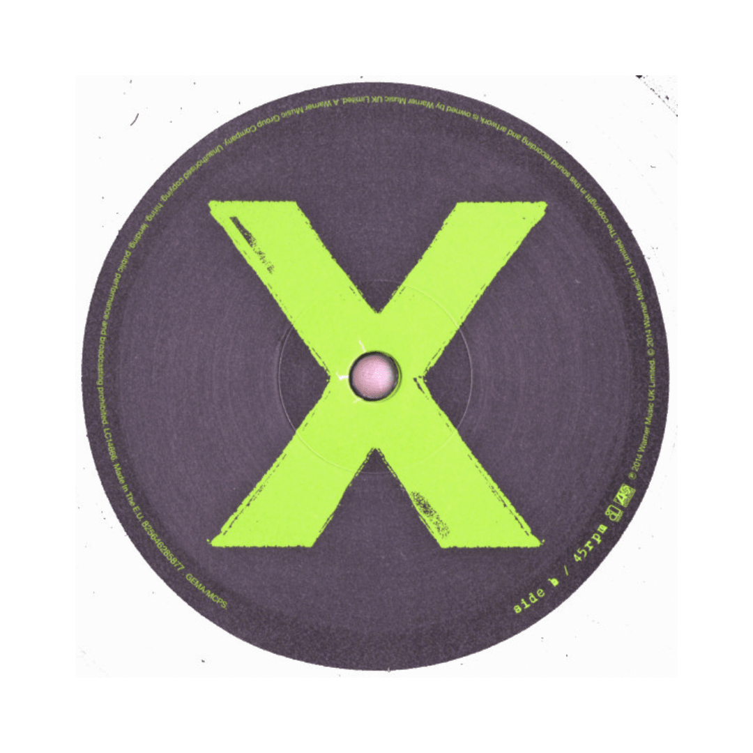 Ed Sheeran X Vinilo4