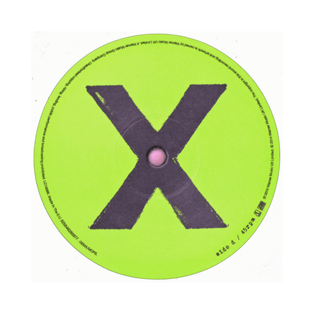 Ed Sheeran X Vinilo6